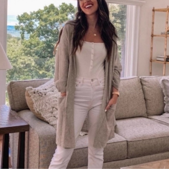 DONNI. | Open Front Long Cardigan NWT - Picture 1 of 5